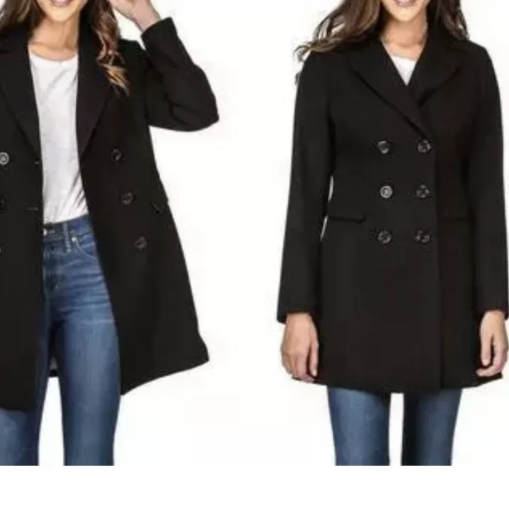 - NWT HAUTE EDITION DOUBLE BREASTED BLACK  P…